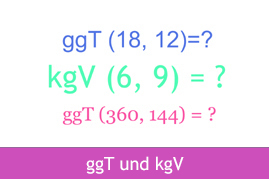 ggT/kgV
