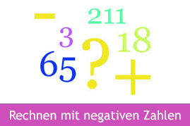 Negative Zahlen