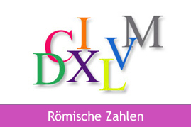R&ouml;mische Zahlen